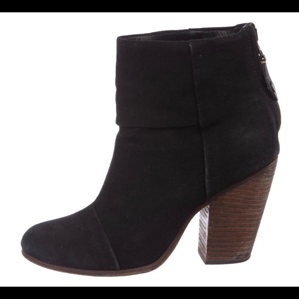 Rag & Bone Newbury Canvas Boot Size 35